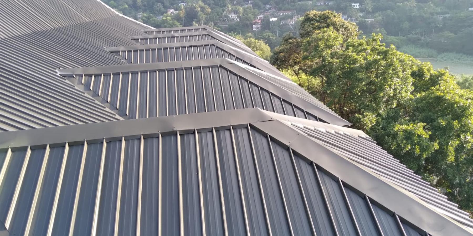 Metal roof restored with Australian elastomeric co