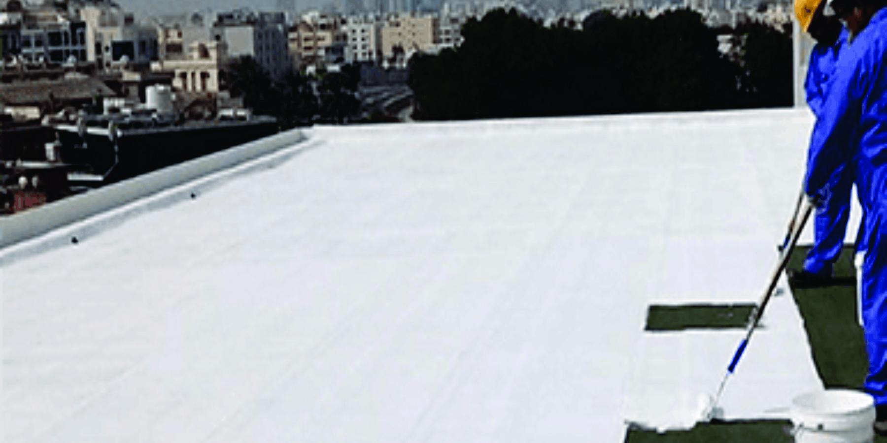 Concrete roof terrace heat proofed with Australian